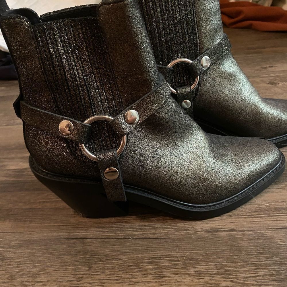 Rebecca Minkoff Glitter Chelsea Western Boot